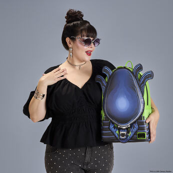 Alien Xenomorph Cosplay Glow Full-Size Backpack, Image 2